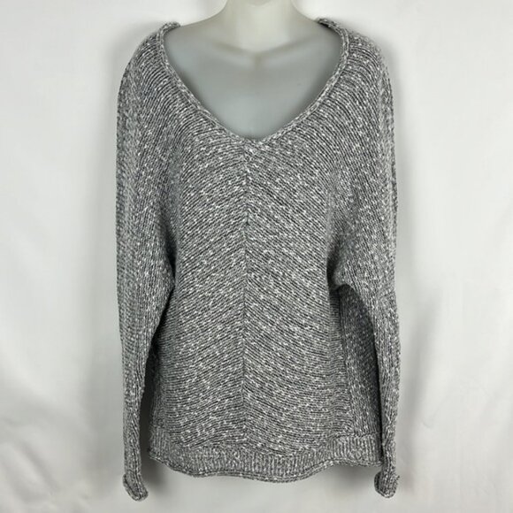 Free People Bright Lights Oversized Lightweight Loose Fit Gray Sweater Size S - Picture 3 of 8